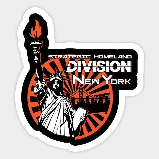 Strategic Homeland Division Sticker by Chesterika